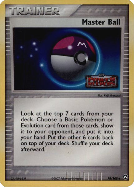 Master Ball (78/108) (Stamped) [EX: Power Keepers] | Exor Games Dartmouth