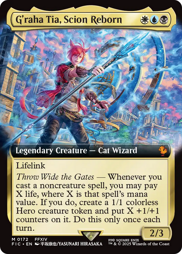 G'raha Tia, Scion Reborn (Extended Art) [FINAL FANTASY Commander] | Exor Games Dartmouth