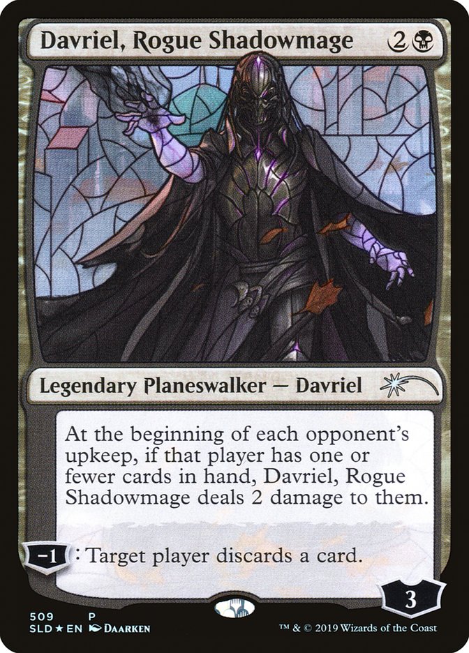 Davriel, Rogue Shadowmage (Stained Glass) [Secret Lair Drop Promos] | Exor Games Dartmouth