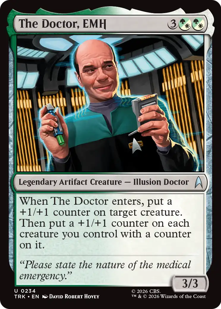 The Doctor, EMH [Star Trek] | Exor Games Dartmouth