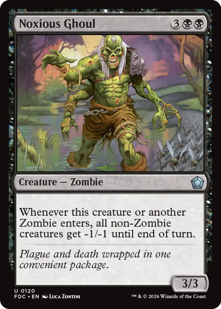 Noxious Ghoul [Foundations Commander] | Exor Games Dartmouth