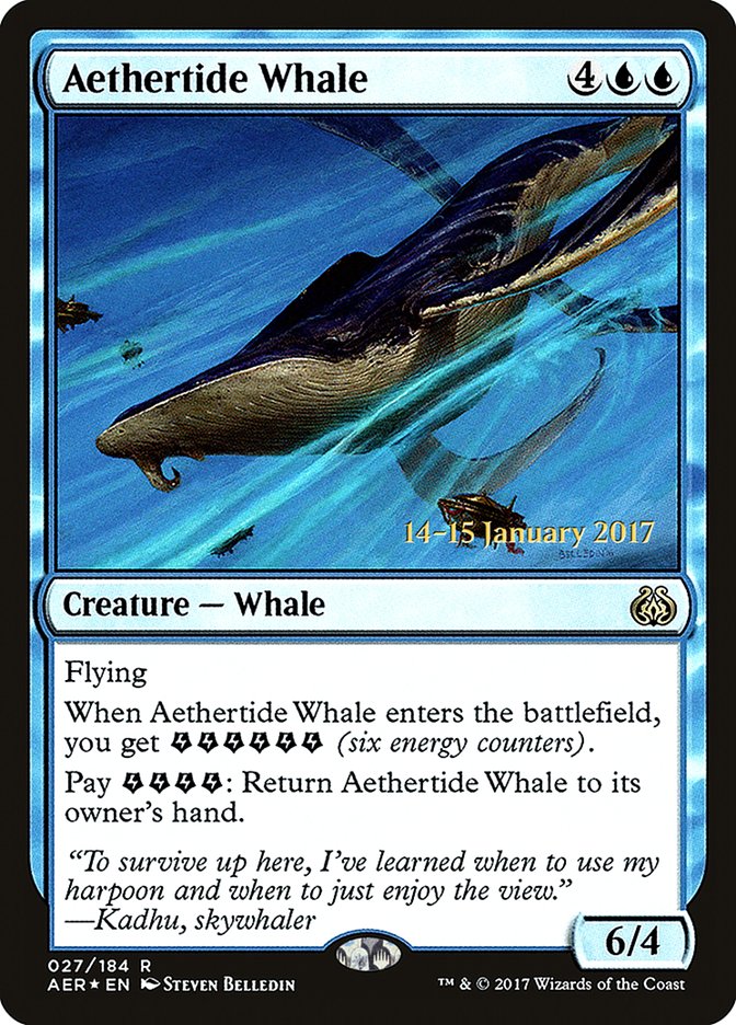 Aethertide Whale [Aether Revolt Prerelease Promos] | Exor Games Dartmouth