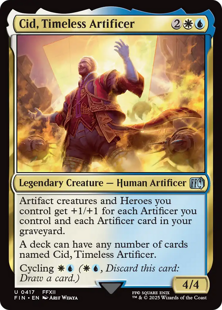 Cid, Timeless Artificer (0417) [FINAL FANTASY] | Exor Games Dartmouth