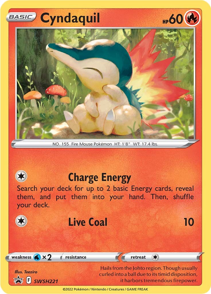 Cyndaquil (SWSH221) [Sword & Shield: Black Star Promos] | Exor Games Dartmouth