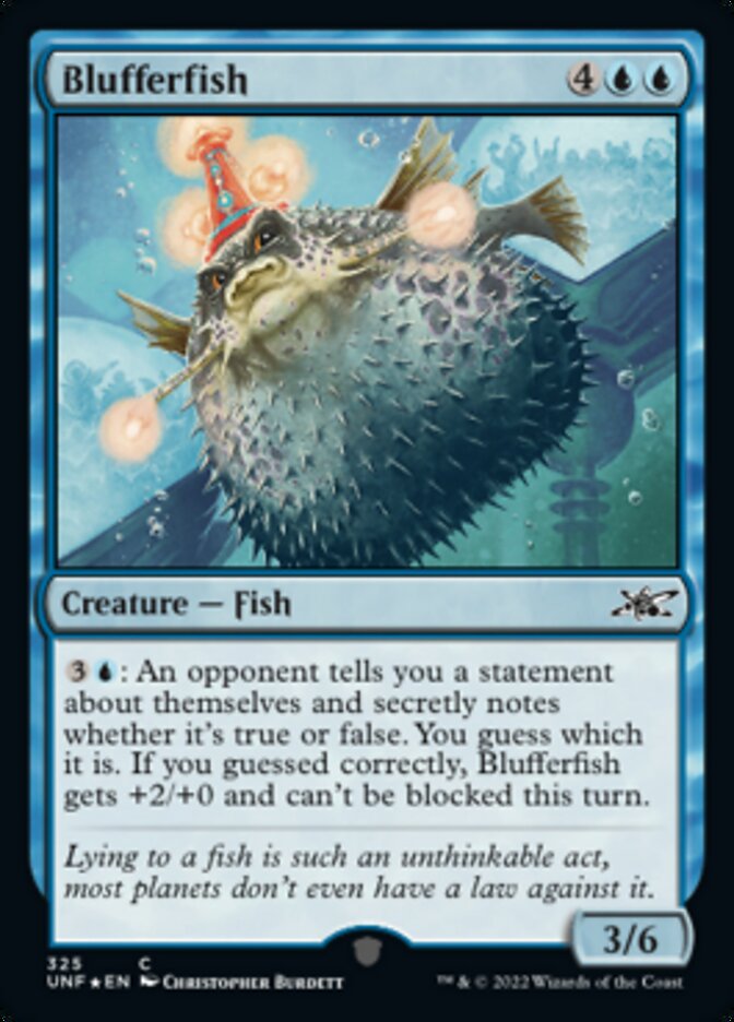 Blufferfish (Galaxy Foil) [Unfinity] | Exor Games Dartmouth