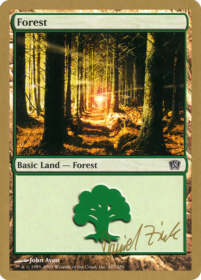 Forest (dz347) (Daniel Zink) [World Championship Decks 2003] | Exor Games Dartmouth