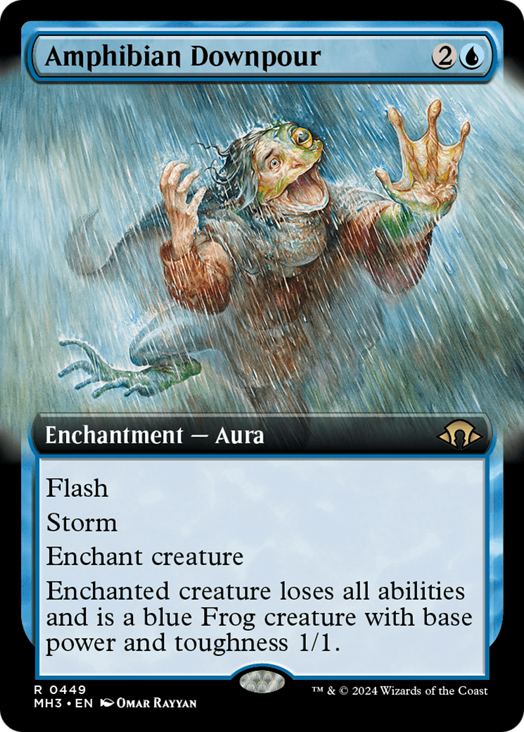 Amphibian Downpour (Extended Art) [Modern Horizons 3] | Exor Games Dartmouth