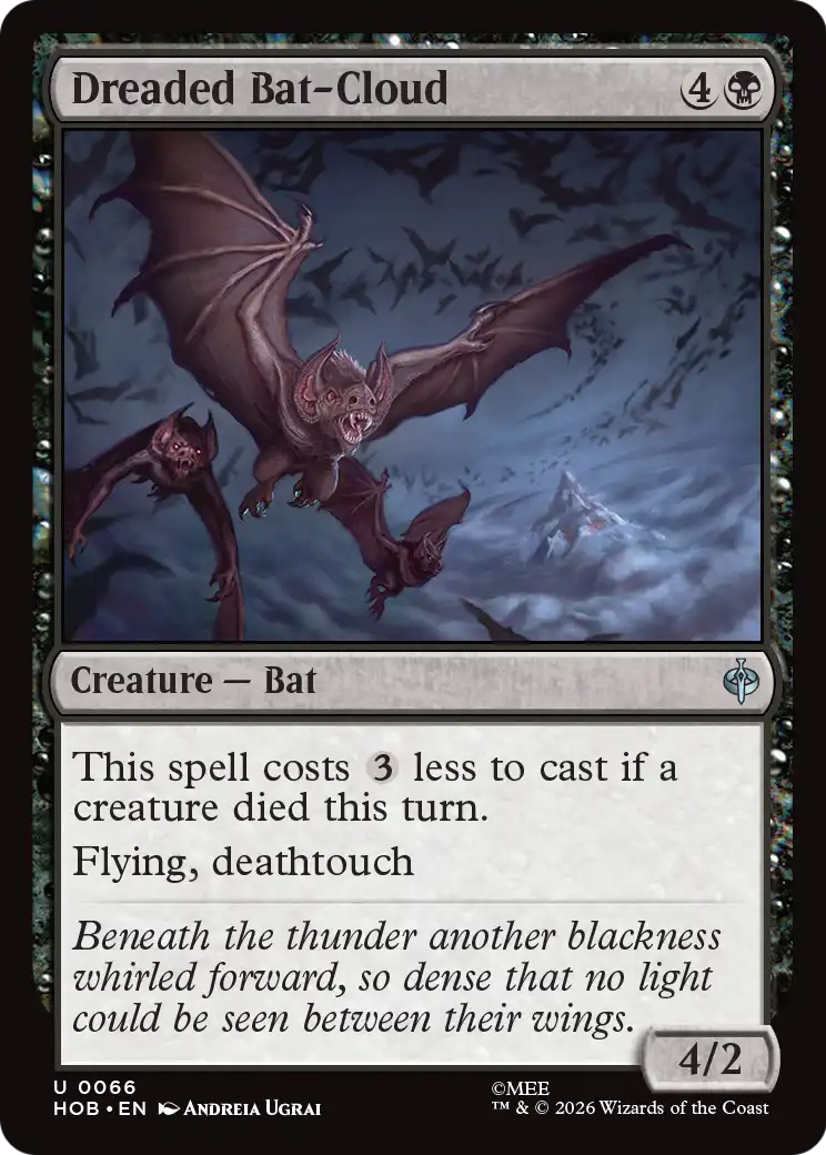 Dreaded Bat-Cloud [The Hobbit] | Exor Games Dartmouth