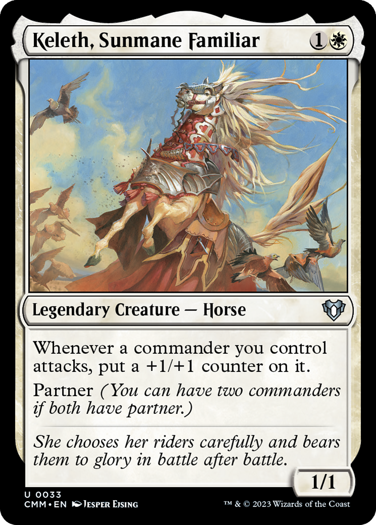 Keleth, Sunmane Familiar [Commander Masters] | Exor Games Dartmouth