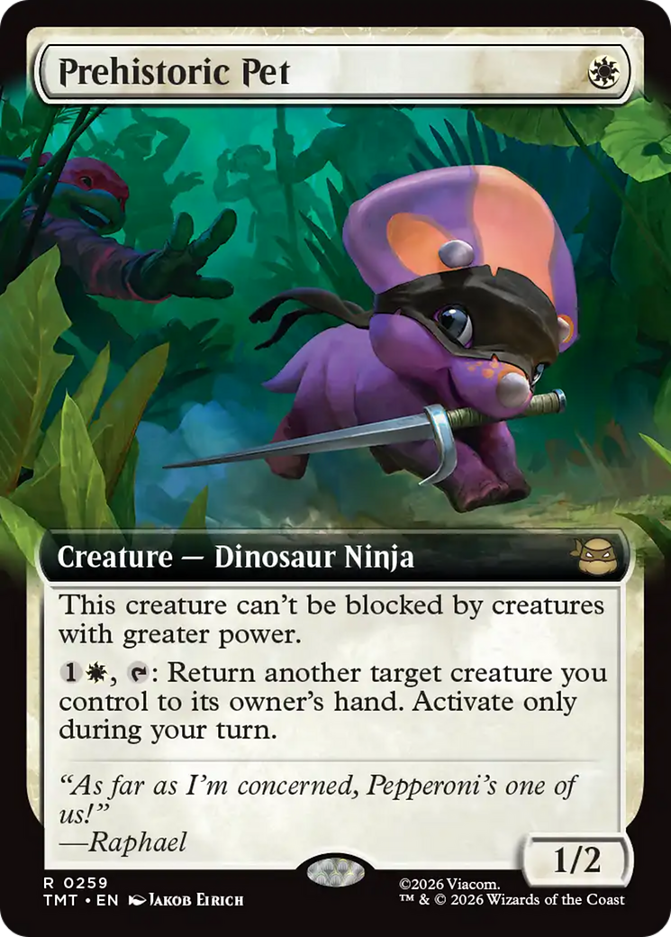 Prehistoric Pet (Extended Art) [Teenage Mutant Ninja Turtles] | Exor Games Dartmouth