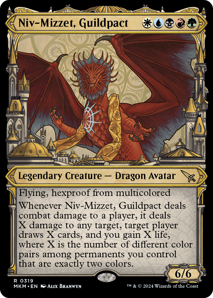 Niv-Mizzet, Guildpact (Showcase) (319) [Murders at Karlov Manor] | Exor Games Dartmouth