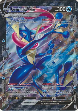 Greninja V-Union (Jumbo Card) [Sword & Shield: Black Star Promos] | Exor Games Dartmouth