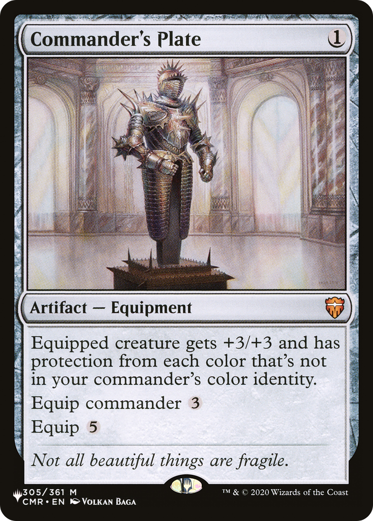 Commander's Plate [The List] | Exor Games Dartmouth