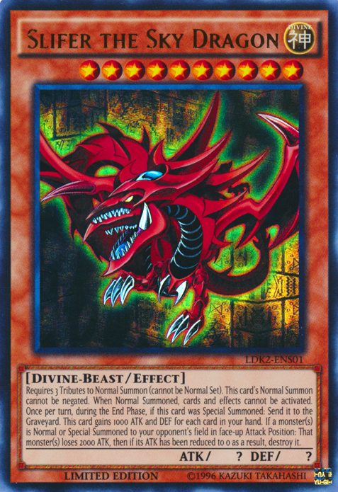 Slifer the Sky Dragon [LDK2-ENS01] Ultra Rare | Exor Games Dartmouth