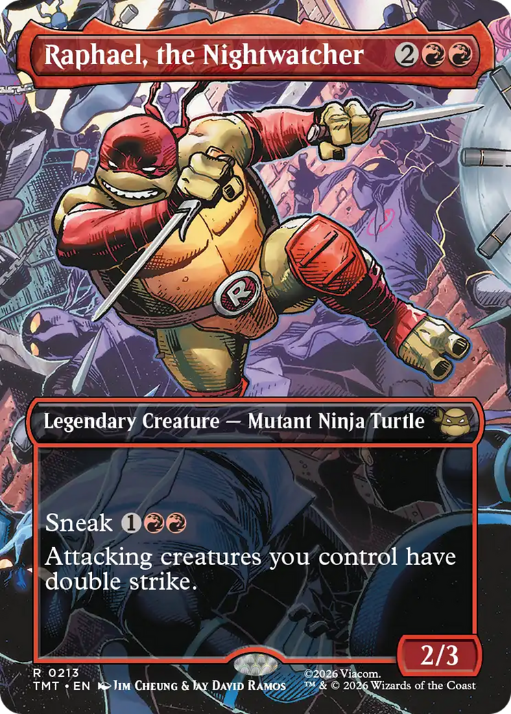 Raphael, the Nightwatcher (Borderless) [Teenage Mutant Ninja Turtles] | Exor Games Dartmouth
