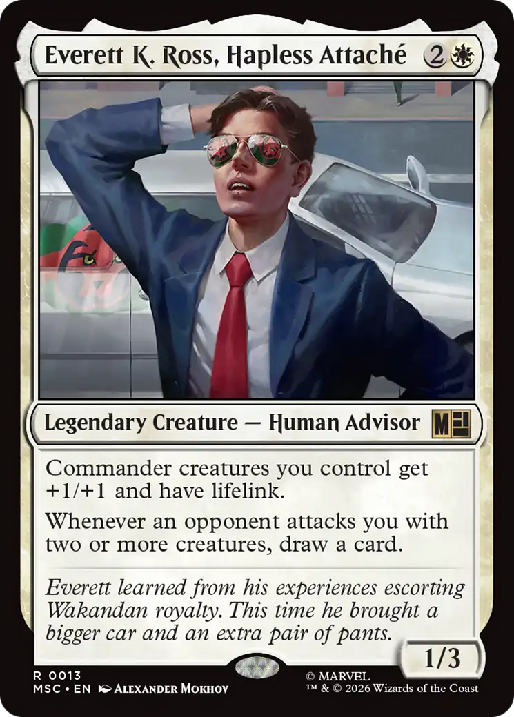 Everett K. Ross, Hapless Attache [Marvel Super Heroes Commander] | Exor Games Dartmouth