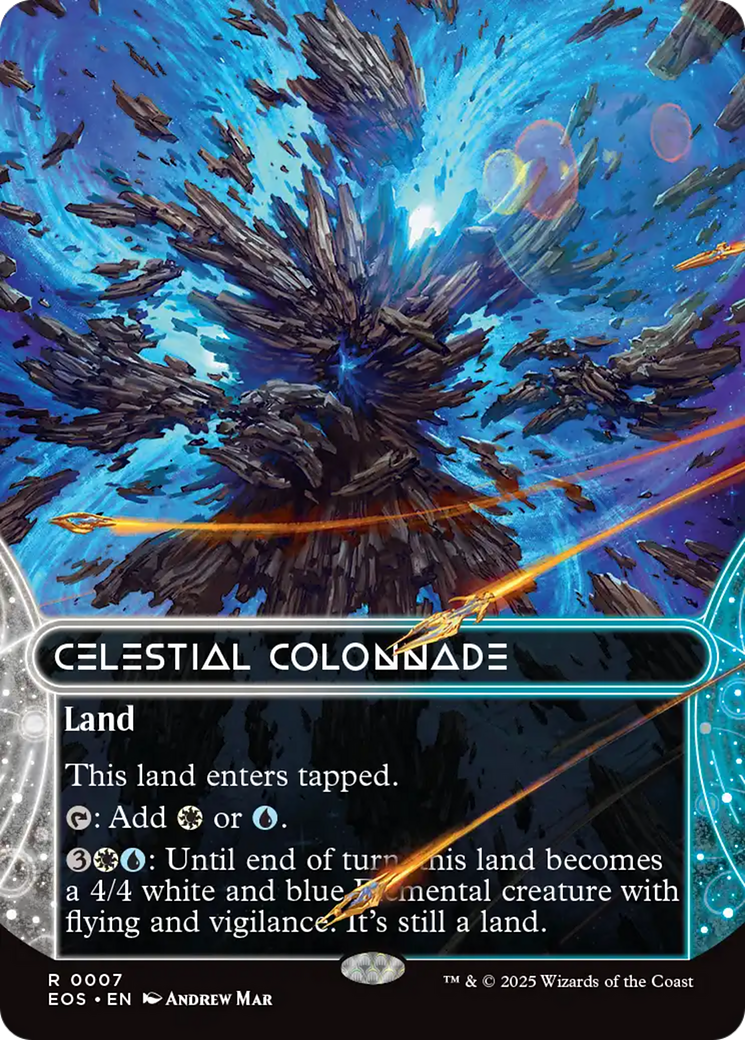 Celestial Colonnade (0007) (Borderless) [Edge of Eternities: Stellar Sights] | Exor Games Dartmouth