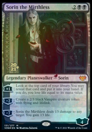 Sorin the Mirthless [Innistrad: Crimson Vow Prerelease Promos] | Exor Games Dartmouth