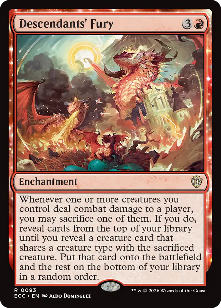 Descendants' Fury [Lorwyn Eclipsed Commander] | Exor Games Dartmouth