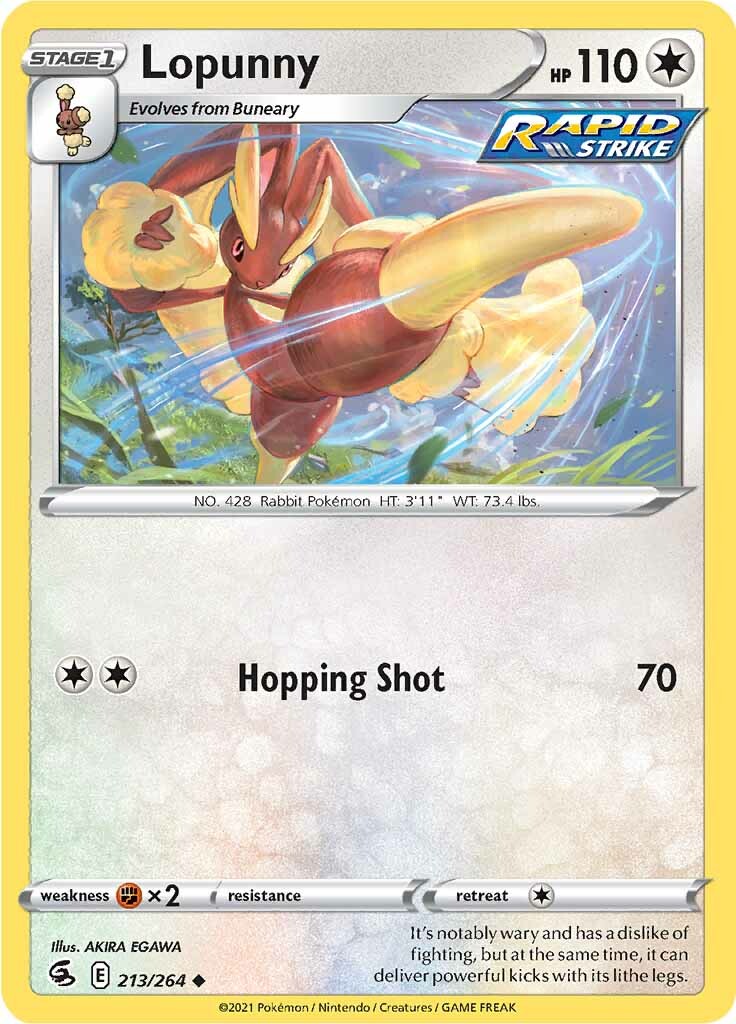 Lopunny (213/264) [Sword & Shield: Fusion Strike] | Exor Games Dartmouth