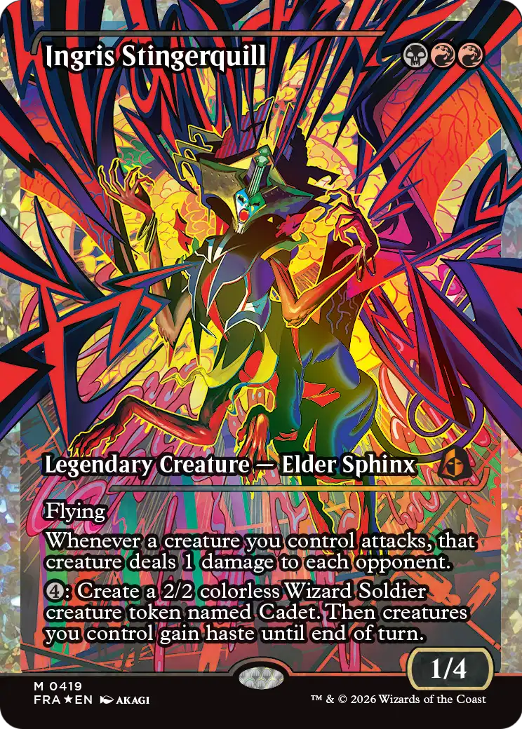 Ingris Stingerquill (Showcase) (Fracture Foil) (0419) [Reality Fracture] | Exor Games Dartmouth