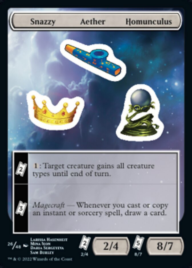 Snazzy Aether Homunculus [Unfinity Stickers] | Exor Games Dartmouth