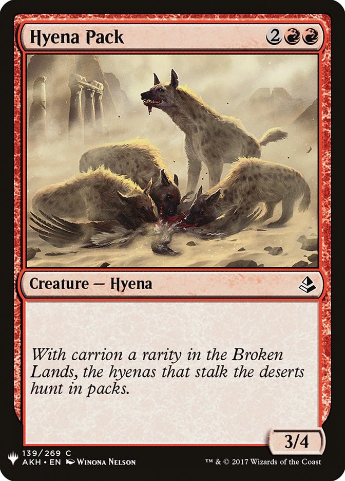 Hyena Pack [Mystery Booster] | Exor Games Dartmouth