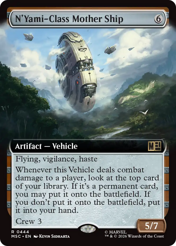 N'Yami-Class Mother Ship (Extended Art) [Marvel Super Heroes Commander] | Exor Games Dartmouth