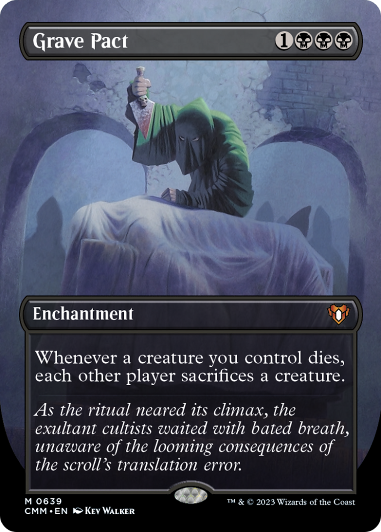 Grave Pact (Borderless Alternate Art) [Commander Masters] | Exor Games Dartmouth