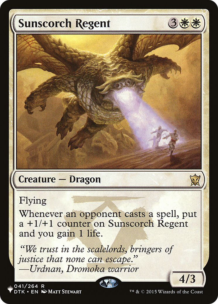 Sunscorch Regent [The List] | Exor Games Dartmouth
