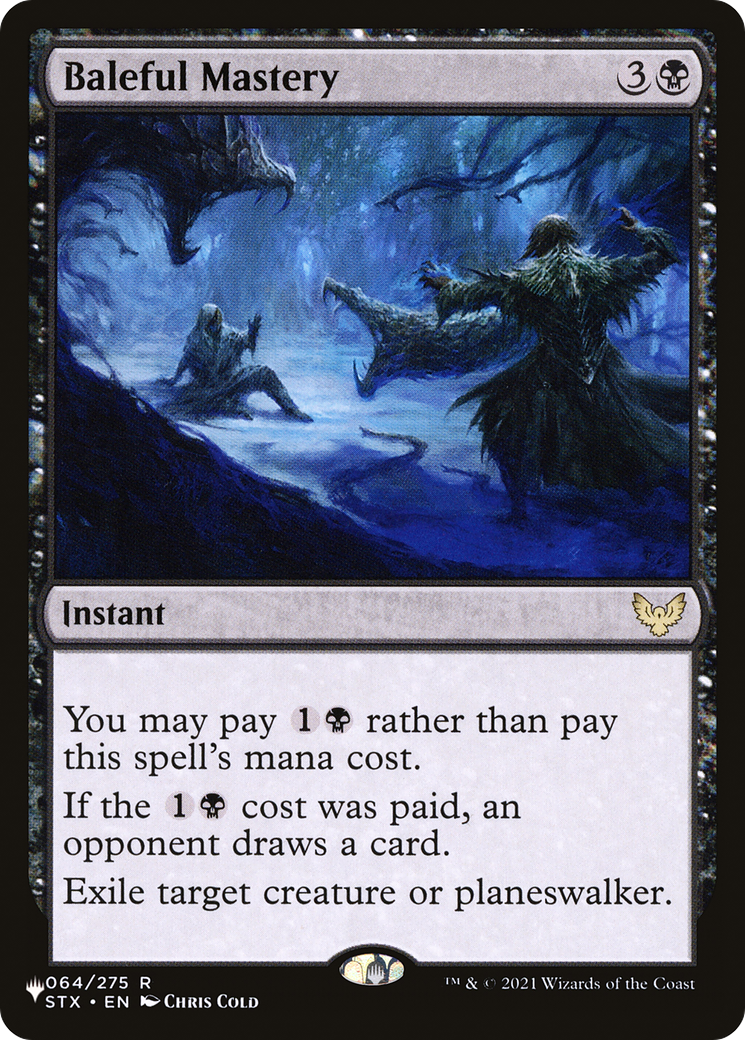 Baleful Mastery [The List] | Exor Games Dartmouth