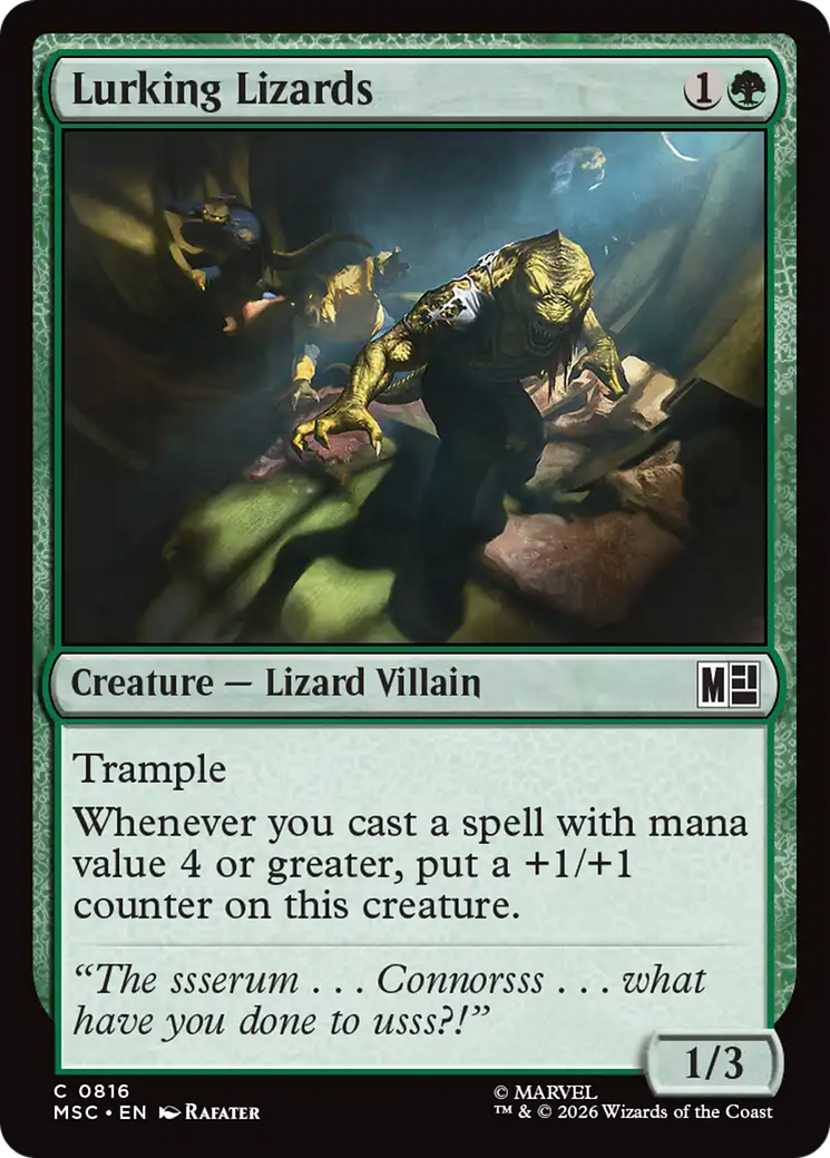 Lurking Lizards [Marvel Super Heroes Commander] | Exor Games Dartmouth