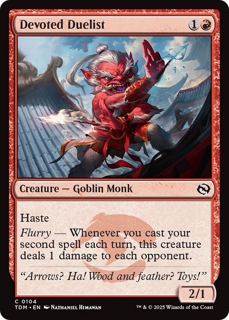 Devoted Duelist [Tarkir: Dragonstorm] | Exor Games Dartmouth