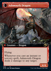 Smoldering Egg // Ashmouth Dragon (Extended Art) [Innistrad: Midnight Hunt] | Exor Games Dartmouth