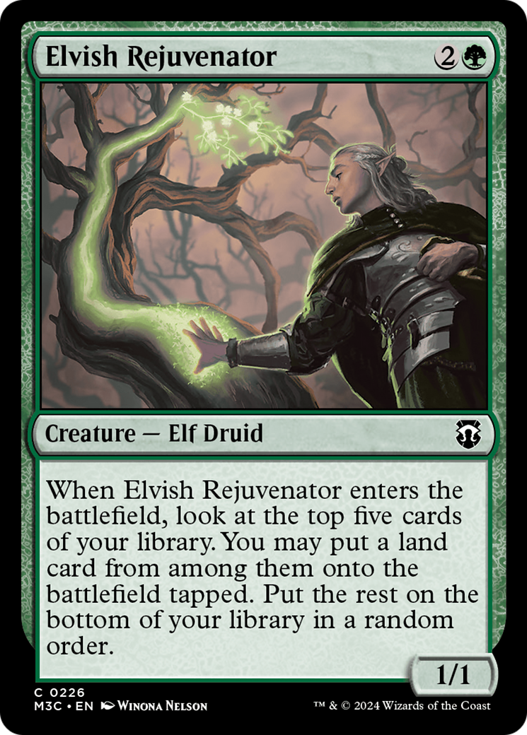 Elvish Rejuvenator (Ripple Foil) [Modern Horizons 3 Commander] | Exor Games Dartmouth