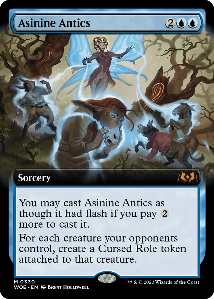 Asinine Antics (Extended Art) [Wilds of Eldraine] | Exor Games Dartmouth