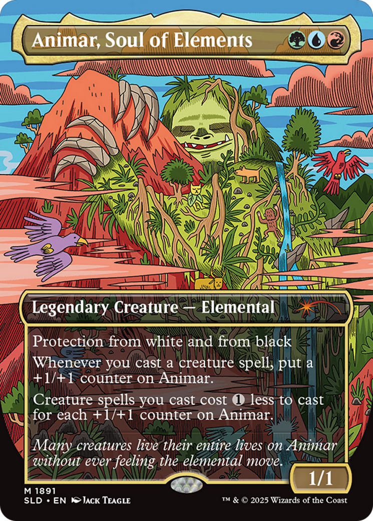 Animar, Soul of Elements (Rainbow Foil) [Secret Lair Drop Series] | Exor Games Dartmouth