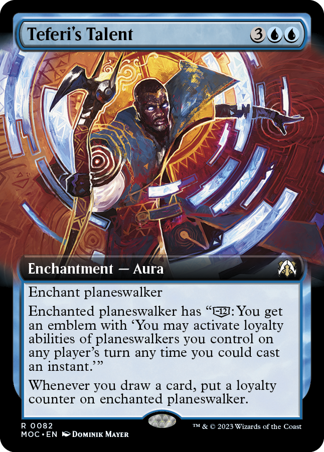 Teferi's Talent (Extended Art) [March of the Machine Commander] | Exor Games Dartmouth