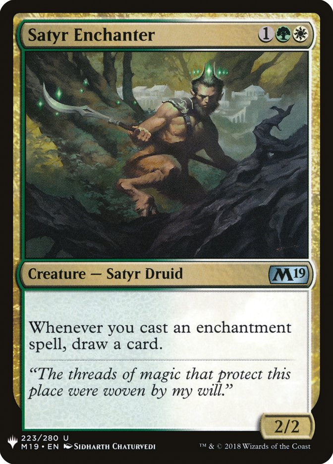 Satyr Enchanter [Mystery Booster] | Exor Games Dartmouth