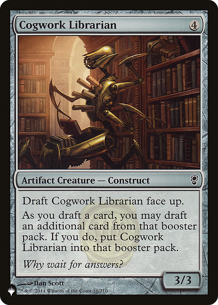 Cogwork Librarian [The List] | Exor Games Dartmouth