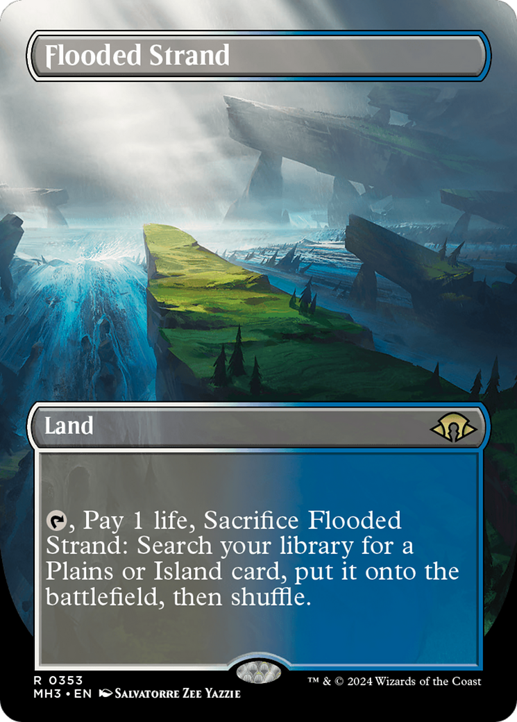 Flooded Strand (Borderless) [Modern Horizons 3] | Exor Games Dartmouth