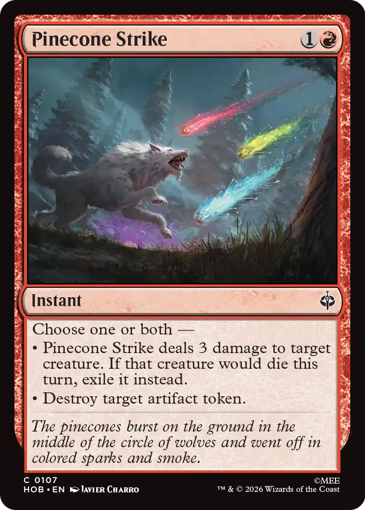 Pinecone Strike [The Hobbit] | Exor Games Dartmouth