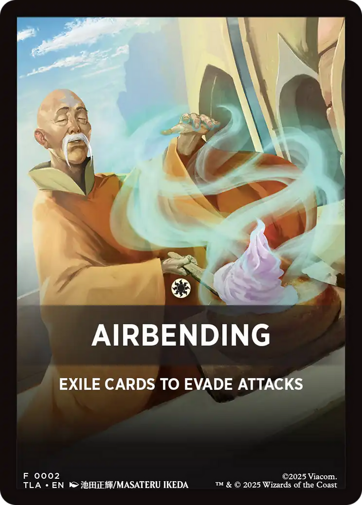 Airbending Theme Card [Avatar: The Last Airbender Tokens] | Exor Games Dartmouth