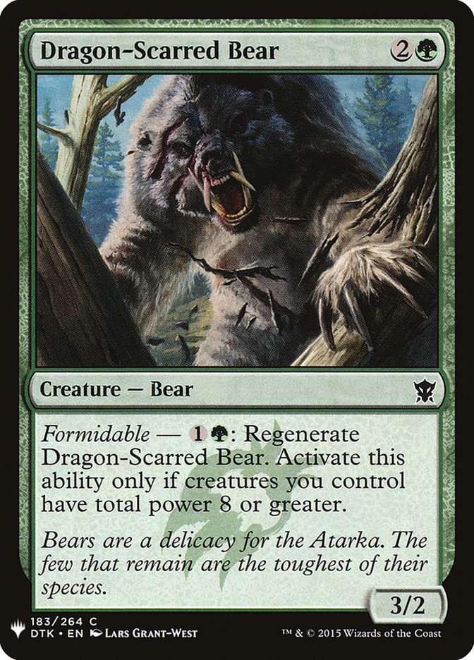 Dragon-Scarred Bear [Mystery Booster] | Exor Games Dartmouth