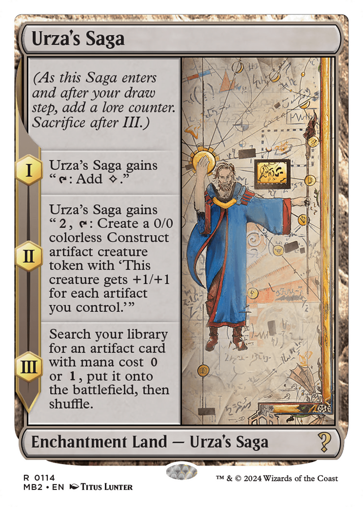 Urza's Saga (White Border) [Mystery Booster 2] | Exor Games Dartmouth