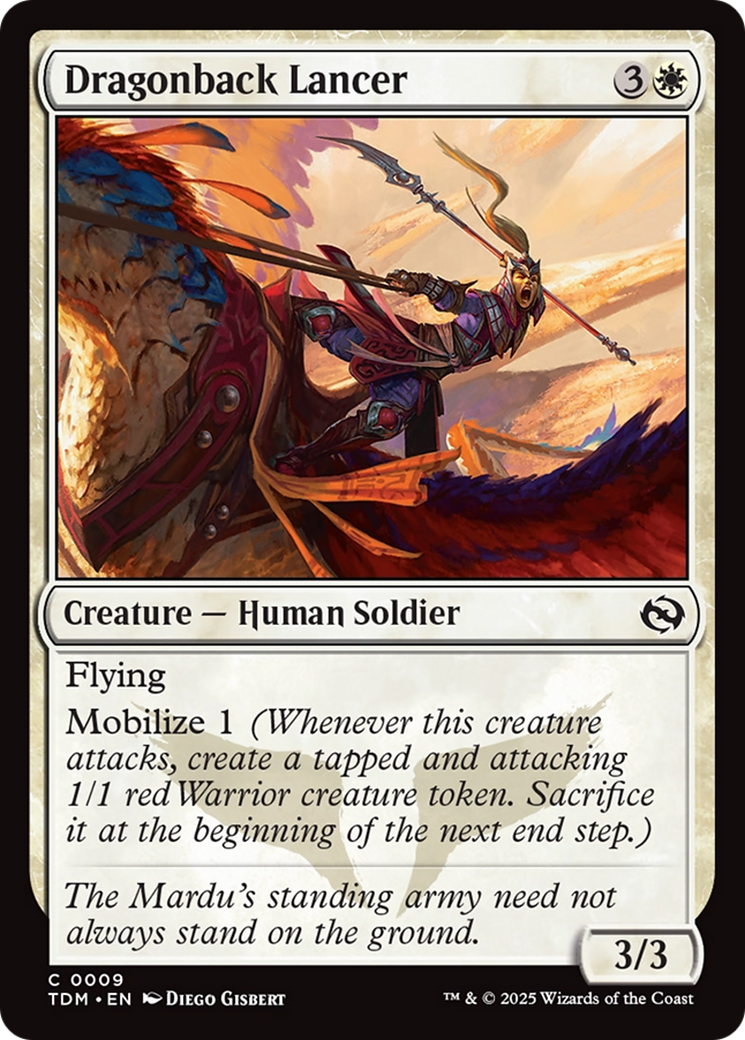 Dragonback Lancer [Tarkir: Dragonstorm] | Exor Games Dartmouth