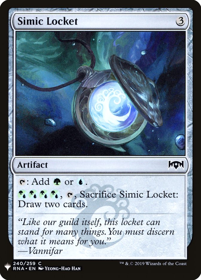 Simic Locket [Mystery Booster] | Exor Games Dartmouth