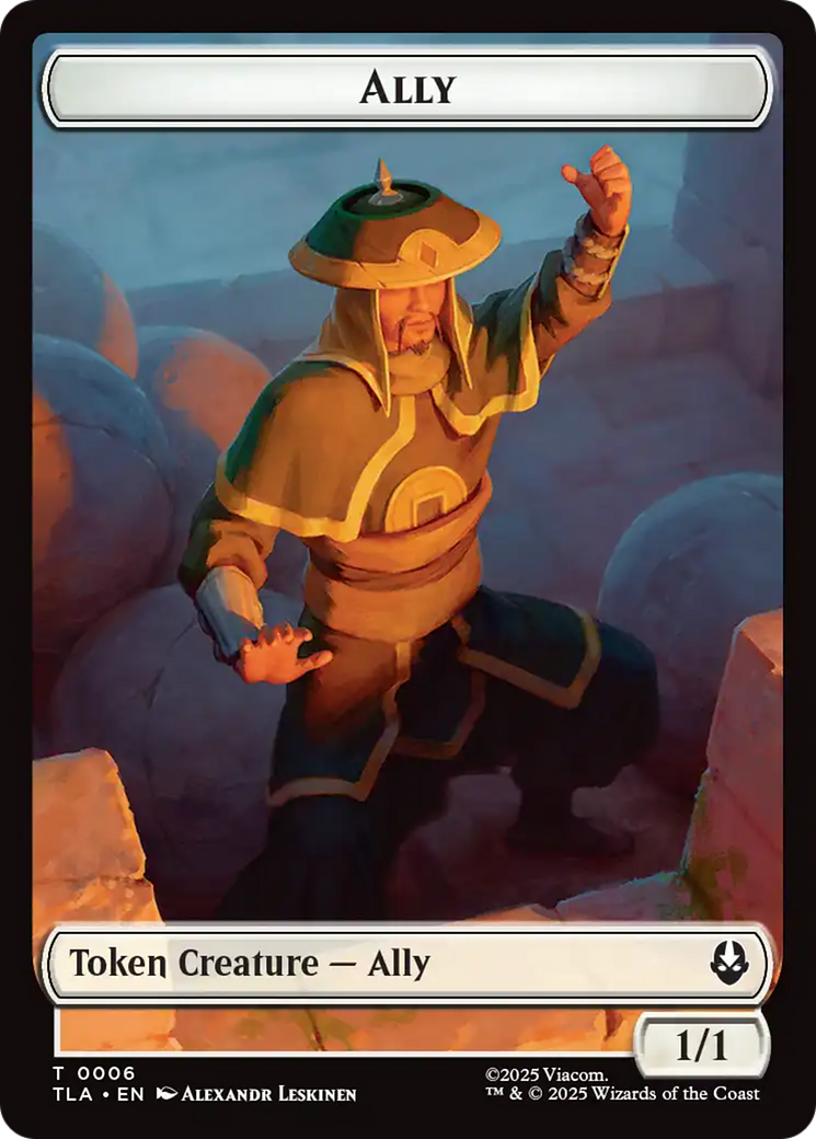 Ally (0006) // Soldier (0002) Double-Sided Token [Avatar: The Last Airbender Tokens] | Exor Games Dartmouth