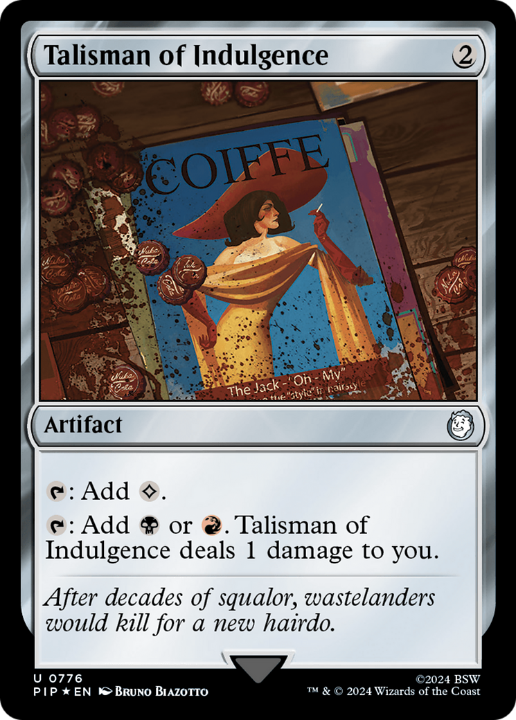 Talisman of Indulgence (Surge Foil) [Fallout] | Exor Games Dartmouth