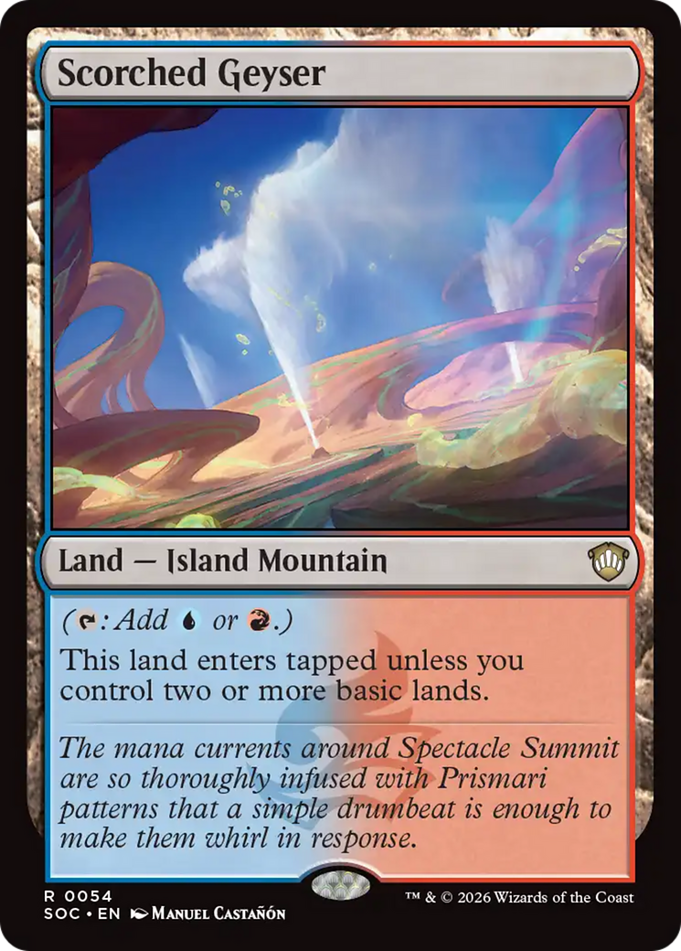 Scorched Geyser [Secrets of Strixhaven Commander] | Exor Games Dartmouth